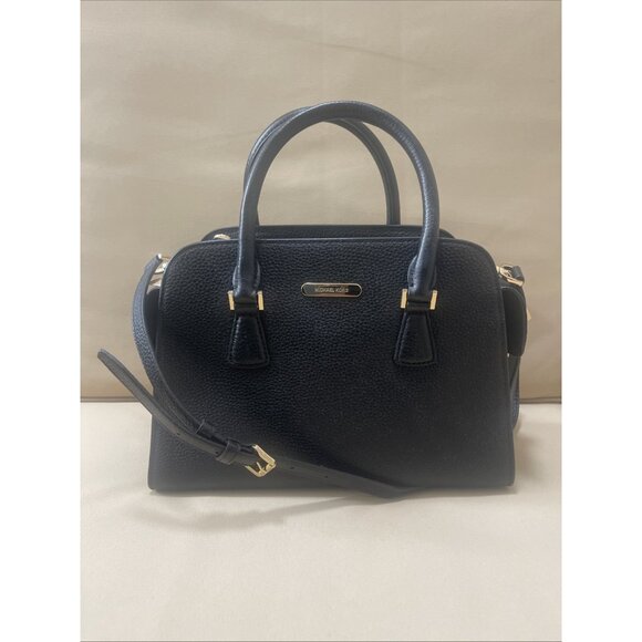 NWT Michael Kors Fulton Small Crossbody Leather Bag – Black - Picture 2 of 8